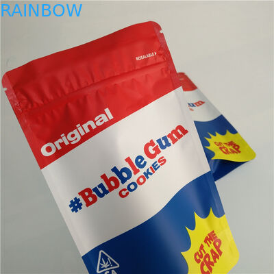 Impression de fines herbes de gravure d'emballage d'encens de sac zip-lock de preuve d'enfant de papier d'aluminium