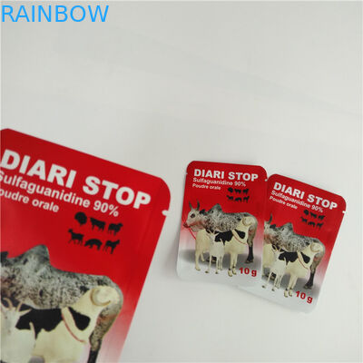 Gravure de poche d'aliment pour animaux familiers du Maroc imprimant l'emballage alimentaire du chien 10g étanche à l'humidité