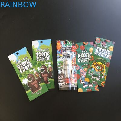 Sachets en matière plastique d'aluminium de Mylar empaquetant l'impression faite sur commande de tirette pour des emballages de tabac de cigare