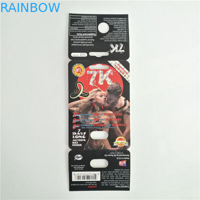 pilule sexuelle de la panthère 7K empaquetant le logo fait sur commande de carte femelle d'amélioration avec la boîte de présentation