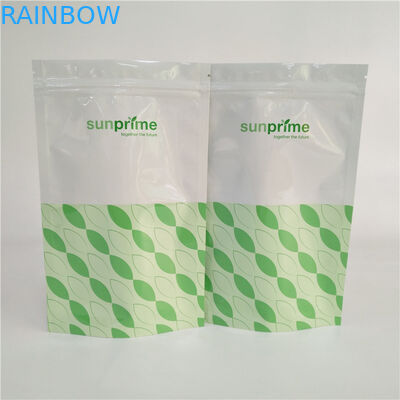 Zip-lock rescellables tiennent l'empaquetage de graines de Doypack Chia de paquet de papier d'aluminium de poches