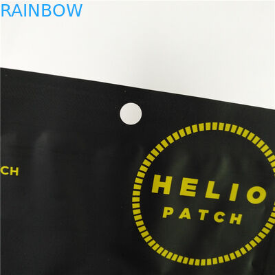 Sac latéral de la soudure à chaud de papier d'aluminium 3 jetables pour les corrections de crème de gel d'oeil/masque facial