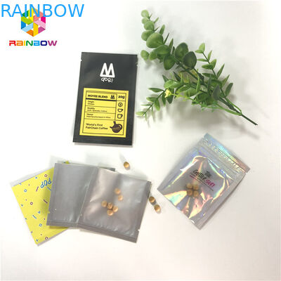 Les cosmétiques thermoscellés par preuve d'odeur marquent sur tablette des pilules empaquetant mini pouces 3x5 avec le dos clair