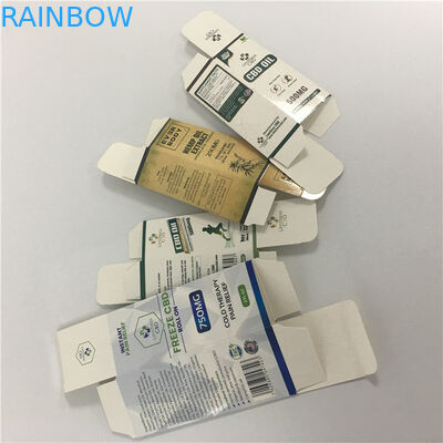 Boîte de papier de luxe faite sur commande d'emballage de stylo de vape d'huile du carton CBD