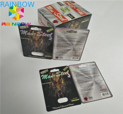 Carte UV de boursouflure d'impression empaquetant les cartes de boursouflure de papier de bouteille d'huile de CBD/cartouche électronique de Vape