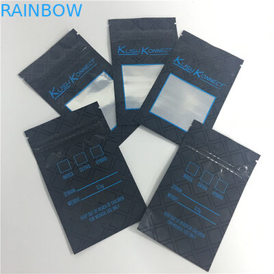 Impression zip-lock de rotogravure de sac de Mylar des biscuits trois de poche latérale rescellable de joint