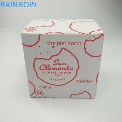 Conception adaptée aux besoins du client par boîtes de rangement matérielles de papier de gâteau de mariage de taille de carton de catégorie comestible