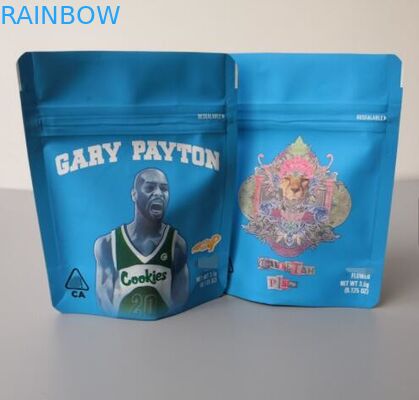 le sac zip-lock d'emballage de biscuits de 3.5g CBD, poche FDA de papier d'aluminium a délivré un certificat