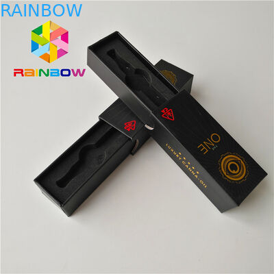 Sacs adaptés aux besoins du client de Mylar de cartouche de Cbd Vape de conception empaquetant la finition extérieure mate