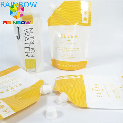 Preuve de fuite stratifiée par emballage liquide de poche de bec de jus de boissons pour la boisson