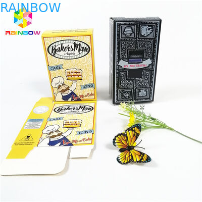 Les boîtes de papier adaptées aux besoins du client polychromes de métier UV de logo avec le trou de coup mettent la caisse d'emballage en bouteille de cosmétiques de cadeau