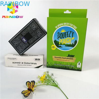 Les boîtes de papier adaptées aux besoins du client polychromes de métier UV de logo avec le trou de coup mettent la caisse d'emballage en bouteille de cosmétiques de cadeau