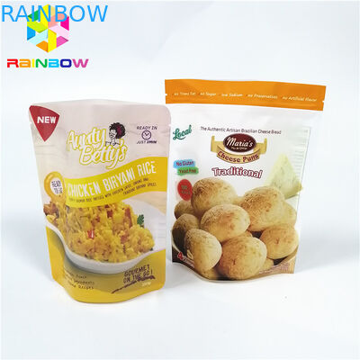 Sachets en matière plastique cuits à la vapeur par sauce empaquetant l'ébullition faisant cuire la serrure de tirette de stockage de vide