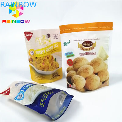 Sachets en matière plastique cuits à la vapeur par sauce empaquetant l'ébullition faisant cuire la serrure de tirette de stockage de vide