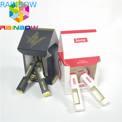 Le nouveau cosmétique fait sur commande de papier d'emballage de carton enferme dans une boîte la boîte de luxe d'emballage de bouteille de compte-gouttes d'huile du parfum 30ml