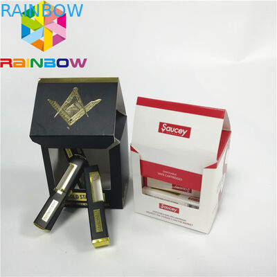 Le nouveau cosmétique fait sur commande de papier d'emballage de carton enferme dans une boîte la boîte de luxe d'emballage de bouteille de compte-gouttes d'huile du parfum 30ml