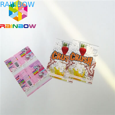 La douille faite sur commande de rétrécissement d'impression marque PET/PVC en plastique surface brillante matérielle de stratification