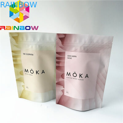 L'emballage de sel de mer tiennent des sacs de poche de tirette, tiennent des couleurs du sac de café 9