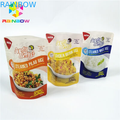 En plastique adaptés aux besoins du client tiennent la poche, logo de poche de papier aluminium résistant à la chaleur