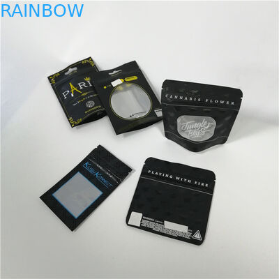 Ours gommeux en plastique de sucrerie rescellable de sachets empaquetant le chanvre 7g 28g de mauvaise herbe de Cbd