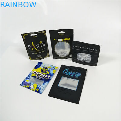 Ours gommeux en plastique de sucrerie rescellable de sachets empaquetant le chanvre 7g 28g de mauvaise herbe de Cbd