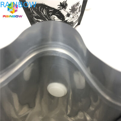 Poche d'aluminium de thé de rôtissoires empaquetant 100g 250g 500g tenant le paquet de luxe mat de café de Mylar