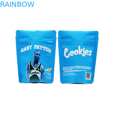 Matériel de empaquetage zip-lock rescellable du sac MOPP/VMPET/PE de poche de Mylar de biscuits de CBD Runtz
