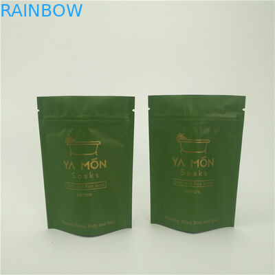 Tenez les sacs zip-lock d'emballage de papier d'aluminium de Doypack que le corps de 8oz 16oz frottent imbibent l'emballage