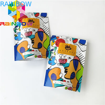 L'impression de Digital tiennent le logo matériel en stratifié de sacs d'emballage d'aluminium adapté aux besoins du client