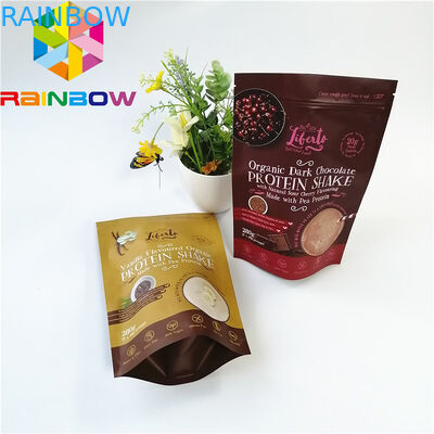 L'impression de Digital tiennent le logo matériel en stratifié de sacs d'emballage d'aluminium adapté aux besoins du client