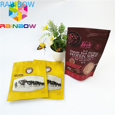 L'impression de Digital tiennent le logo matériel en stratifié de sacs d'emballage d'aluminium adapté aux besoins du client