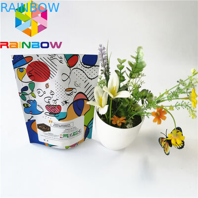 Poche de papier d'aluminium de preuve d'odeur empaquetant la serrure en plastique de fermeture éclair de Mylar pour le café