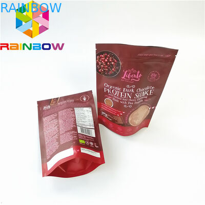 Poche de papier d'aluminium de preuve d'odeur empaquetant la serrure en plastique de fermeture éclair de Mylar pour le café