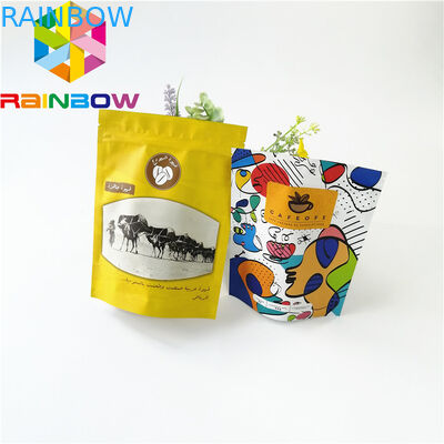 La coutume a imprimé la serrure de fermeture éclair stratifiée par sac d'emballage alimentaire de papier d'aluminium pour le boeuf séché