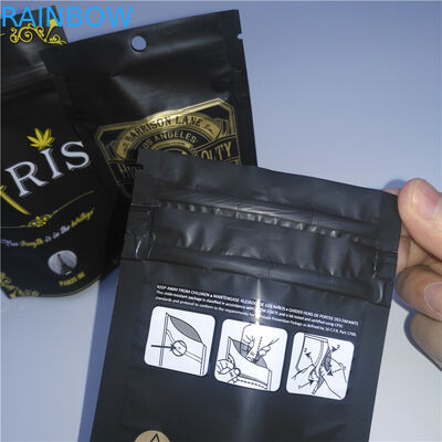 Petite taille sans danger pour les enfants de dessus de tirette d'encens de preuve d'odeur de sac de fines herbes d'emballage