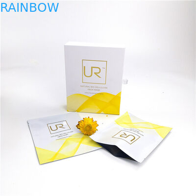 Boîte de papier de stratification mate empaquetant des sacs de masque de soins de la peau d'huile essentielle adaptés aux besoins du client