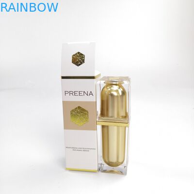 Logo adapté aux besoins du client cosmétique de boîte de papier d'emballage de couleur de CMYK pour l'emballage d'huile essentielle