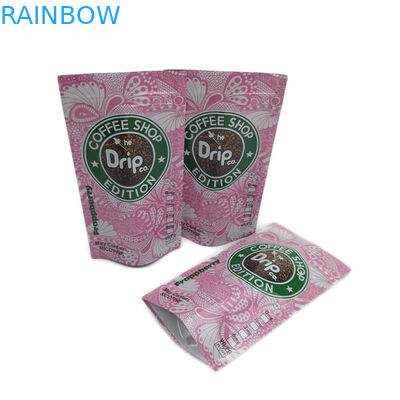 La coutume d'emballage de café d'égouttement a imprimé la tirette tiennent la preuve d'odeur de poche écologique