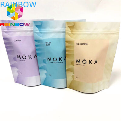Sachets en matière plastique de sel de Bath de Cbd de finition de Matt empaquetant le papier d'aluminium rescellable pour la nourriture