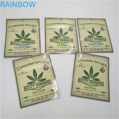 Sachet zip-lock de pilule de Kratom de poche de Gummies de sac de Mylar de preuve d'enfant imprimé par coutume