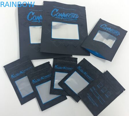 La serrure hermétique de fermeture éclair d'impression de Digital met en sac poches gommeuses du papier d'aluminium CBD de petites