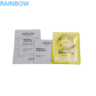Les sacs biodégradables d'emballage de soudure à chaud adaptés aux besoins du client ont imprimé le plastique de papier d'aluminium