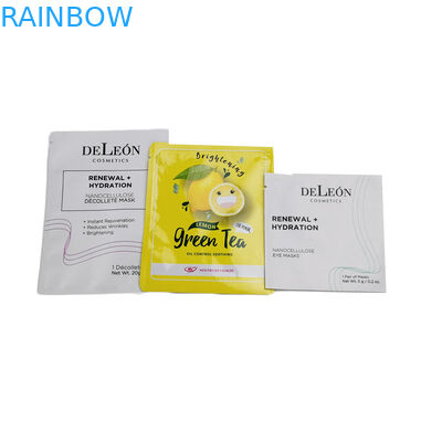 Trois sacs rescellables d'emballage de poches latérales de joint pour des prolongements Doypack de cil