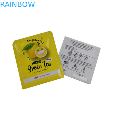 L'emballage rescellable de papier d'aluminium met en sac l'emballage cosmétique de masque protecteur de Matt/de Mylar finition brillante