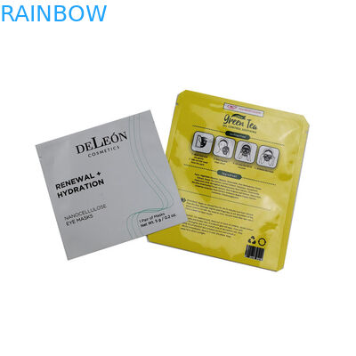 L'emballage rescellable de papier d'aluminium met en sac l'emballage cosmétique de masque protecteur de Matt/de Mylar finition brillante