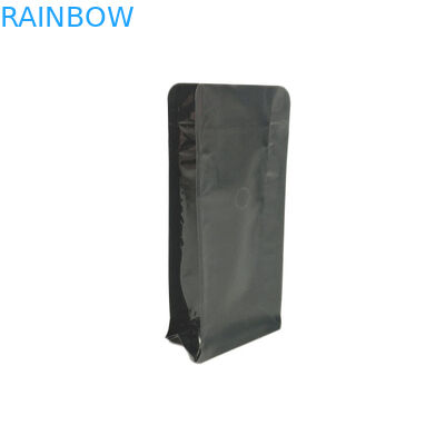 Le double gousset zip-lock du fond de Mylar met en sac le conditionnement en plastique de Biodegradeble avec la valve