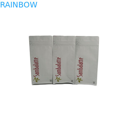 Le double gousset zip-lock du fond de Mylar met en sac le conditionnement en plastique de Biodegradeble avec la valve