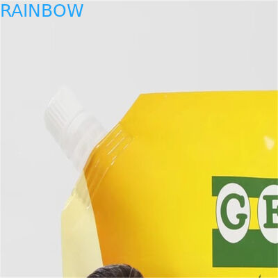 L'empaquetage en plastique de sachets en matière plastique de Doypack tiennent la conception faite sur commande d'impression de preuve de fuite