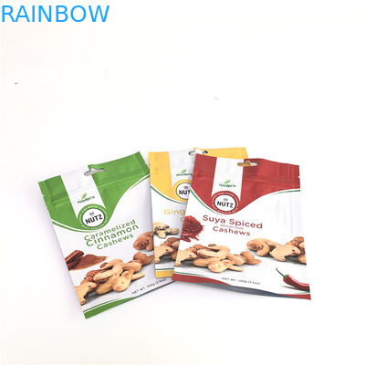 Biodégradable tenez l'impression faite sur commande de gravure de sacs de tirette pour l'emballage alimentaire