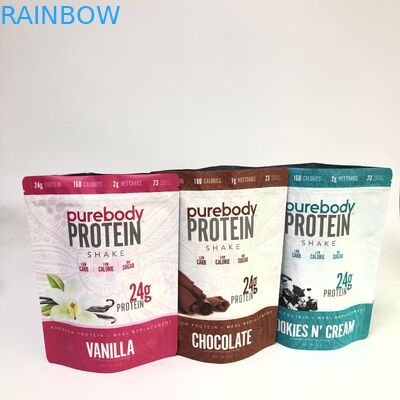 Biodégradable tenez l'impression faite sur commande de gravure de sacs de tirette pour l'emballage alimentaire